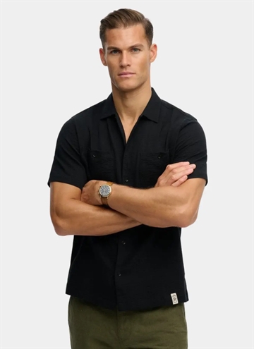 Superdry Merchant Textured S/S Skjorte